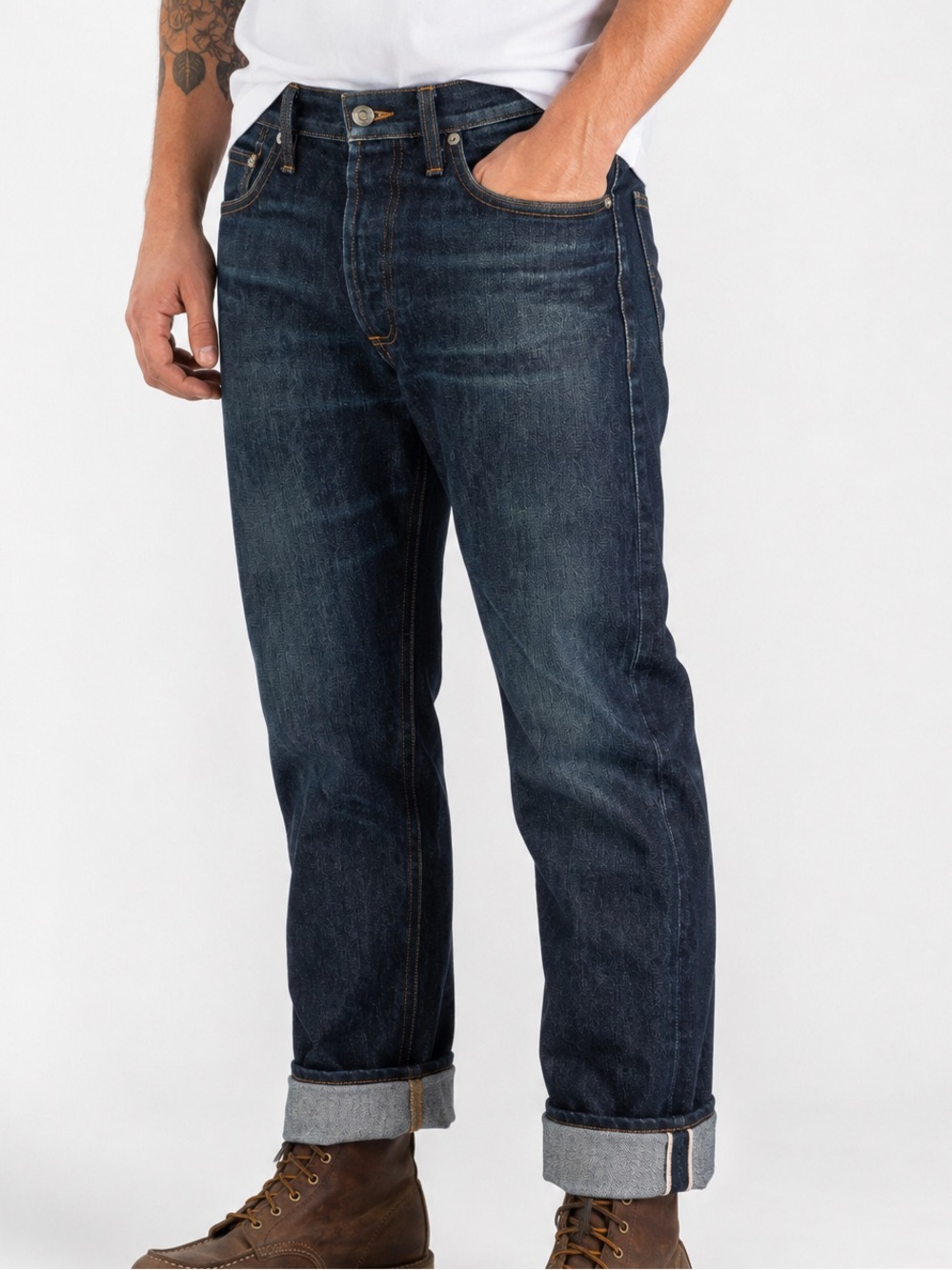 3sixteen Indigo Slim Straight Jeans